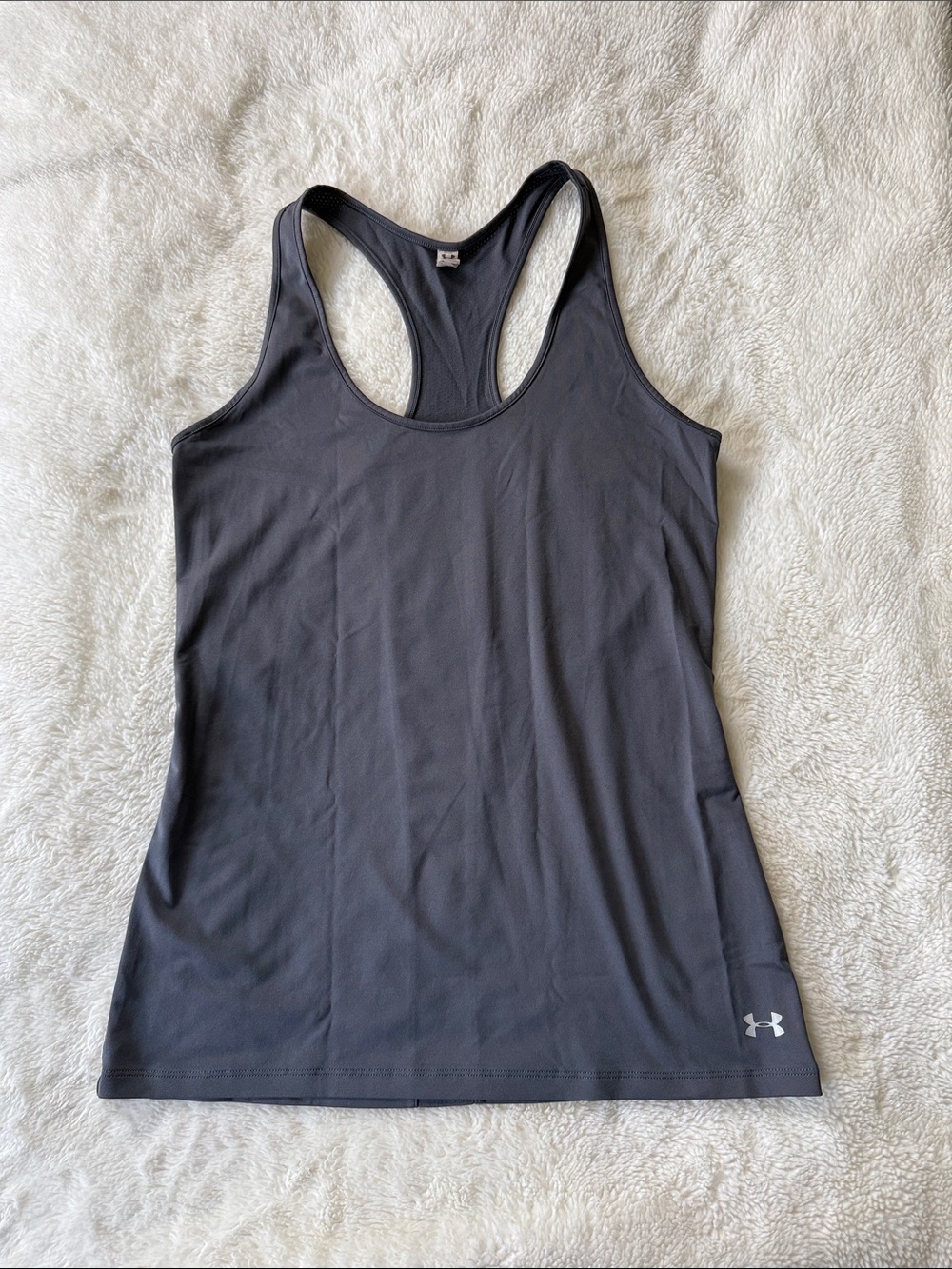 Under Armour Gray Racerback Performance Tank